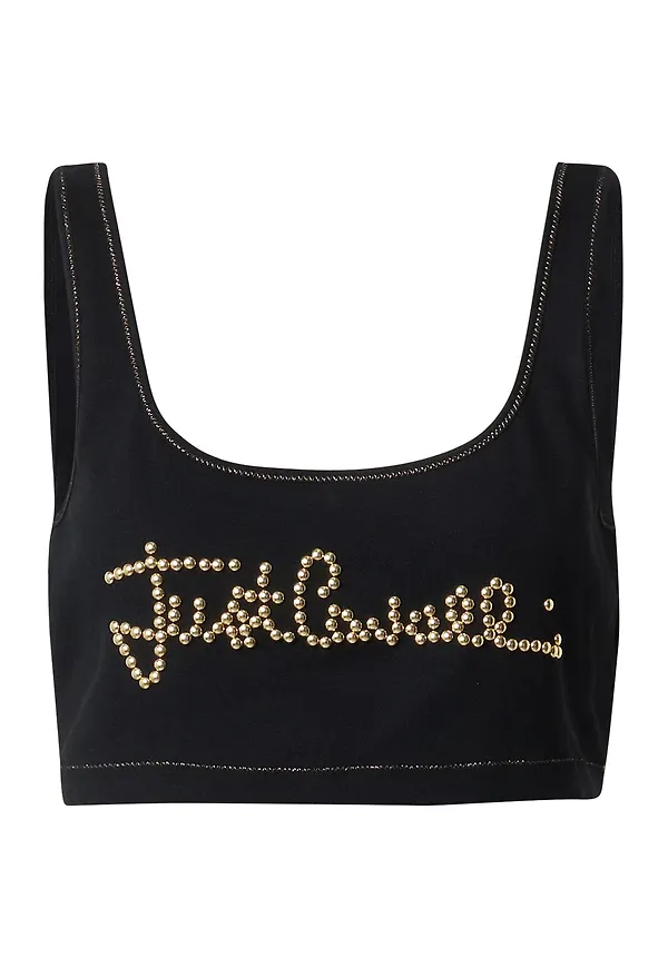 Just Cavalli Topp guld / svart