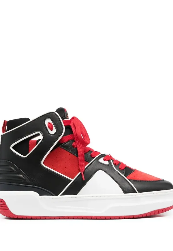Just Don Basketball Courtside höga sneakers - Röd