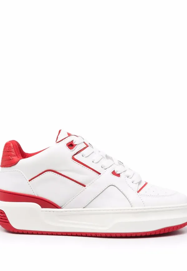 Just Don Basketball Courtside höga sneakers - Vit