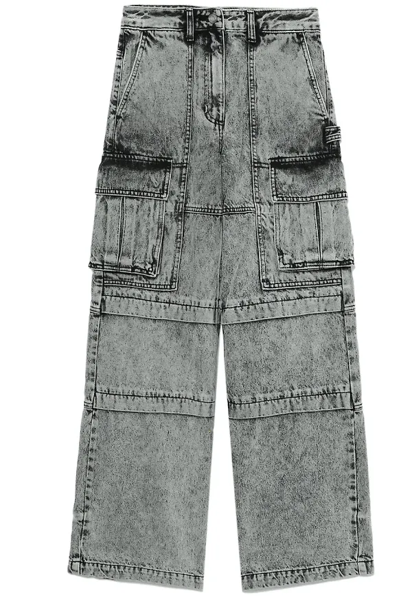 Juun.J wide leg-jeans - Grå