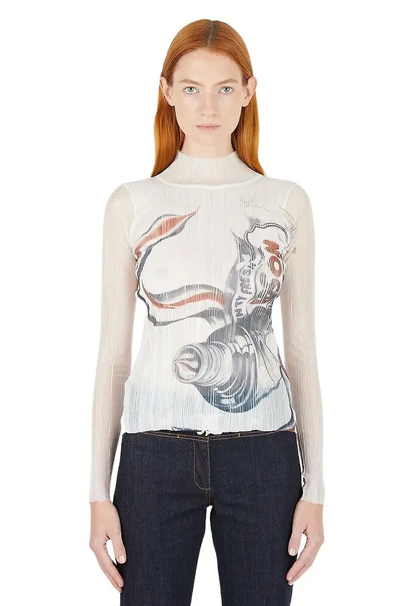 JW Anderson - Skjortor - Vit - Dam - Storlek: S,M
