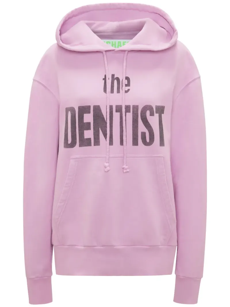 JW Anderson hoodie med grafiskt tryck - Lila