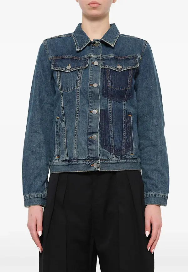 JW Anderson jeansjacka med fickdetalj - Blå