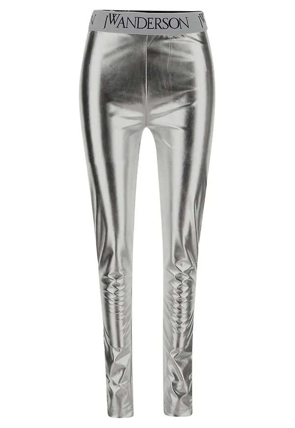 JW Anderson Logo Leggings Grå, Dam