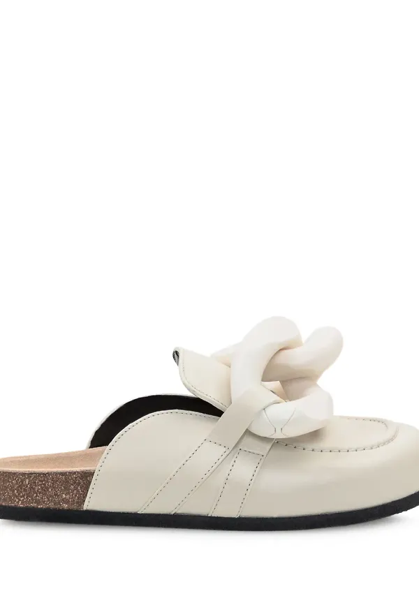 JW Anderson slip-ons med kedjedetalj - Vit – Farfetch