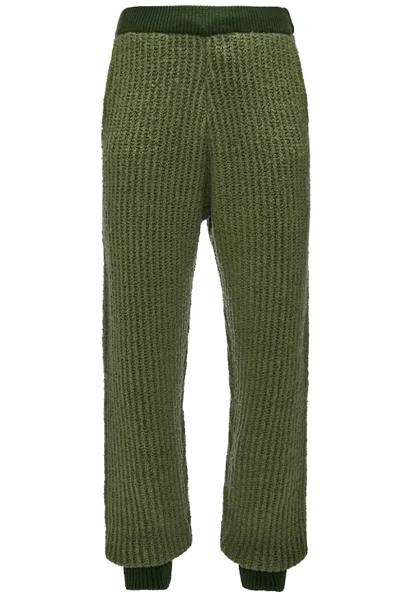 JW Anderson stickade ullbyxor - Grön