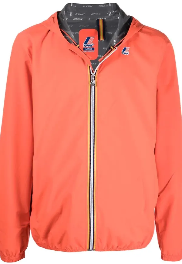 K-Way jacka med huva - Orange