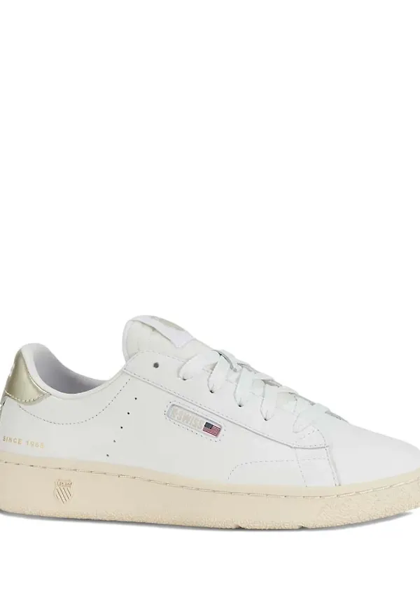 K-Swiss Slammklub lädersneakers - Vit