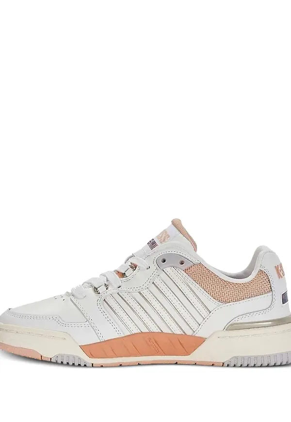 K-Swiss sneakers med randig panel - Vit