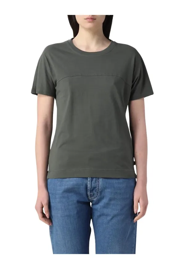 K-Way, Topp, Dam, L, Bomull, Grön Crew Neck Tee