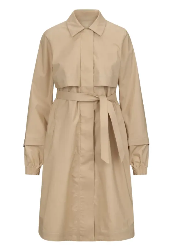 K-Way trenchcoat med skärp - Neutral