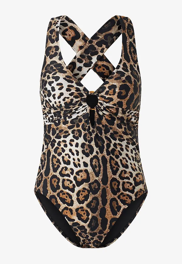 KAANDA Beach life - Baddräkt Halter Onepiece - Brun