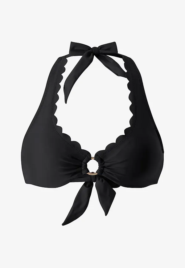 KAANDA Beach life - Bikini-bh UW Halter Top - Svart