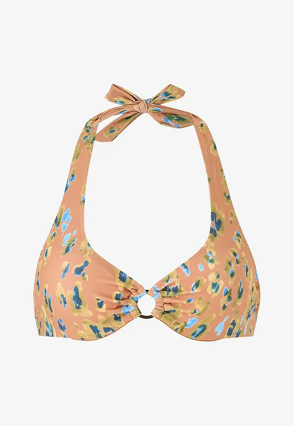 KAANDA Beach life - Bikinitopp UW Halter Top w Removable Cups - Flerfärgad