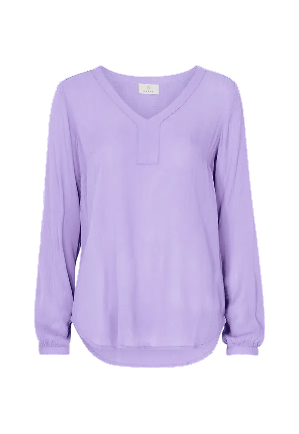 KAFFE - Blus Amber Blouse LS - Lila