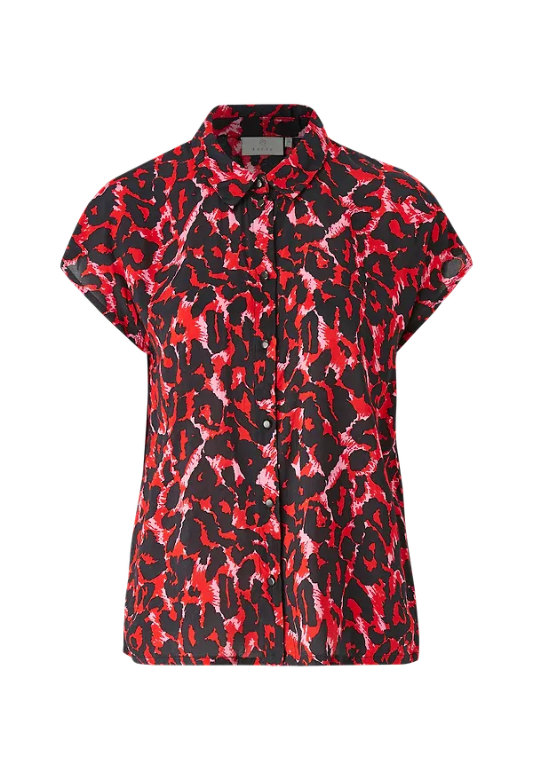 KAFFE - Blus kaLeondra Shirt - Röd