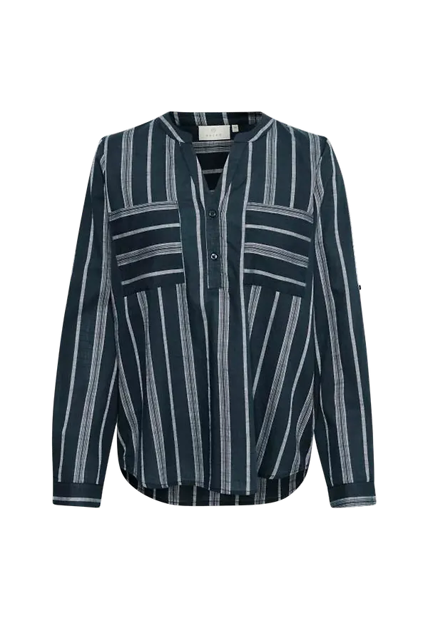 KAFFE - Blus kaSandy Blouse - Blå