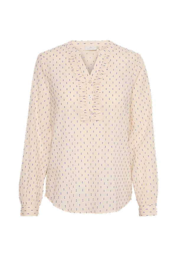 KAFFE - Blus kaVisina Blouse - Beige