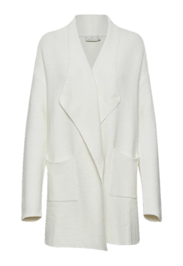 KAFFE - Cardigan kaFenella - Vit