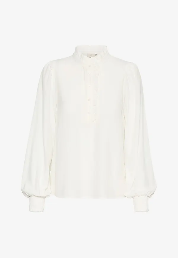 KAFFE - Blus kaDorit Blouse - Vit
