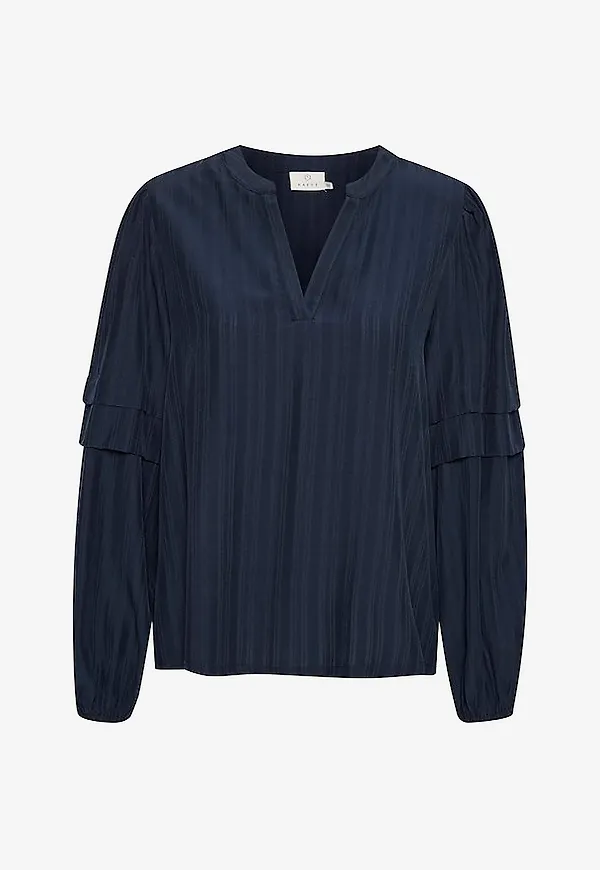 KAFFE - Blus kaHelly Blouse - Blå