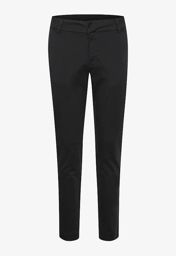 KAFFE - Byxor Kamette Pants - Svart