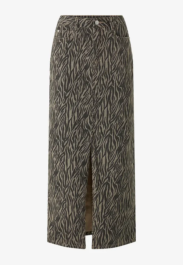 KAFFE - Jeanskjol kaLeondra Denim Skirt - Svart