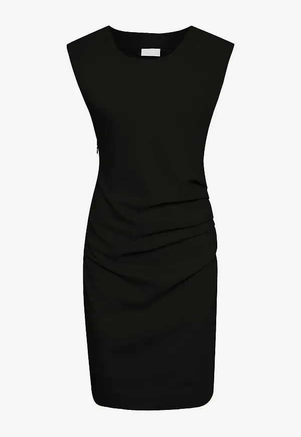 KAFFE - Klänning India Round-neck Dress - Svart