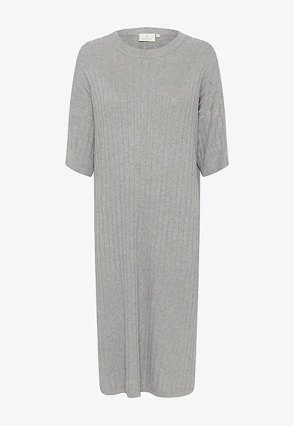 KAFFE - Klänning kaLola Knit Dress - Grå