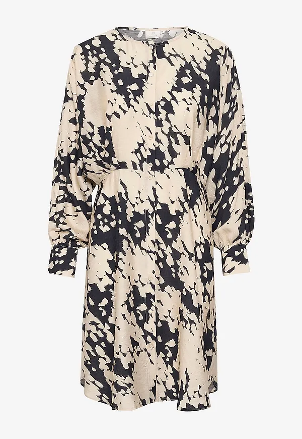 KAFFE - Klänning kaLouise Dress - Beige