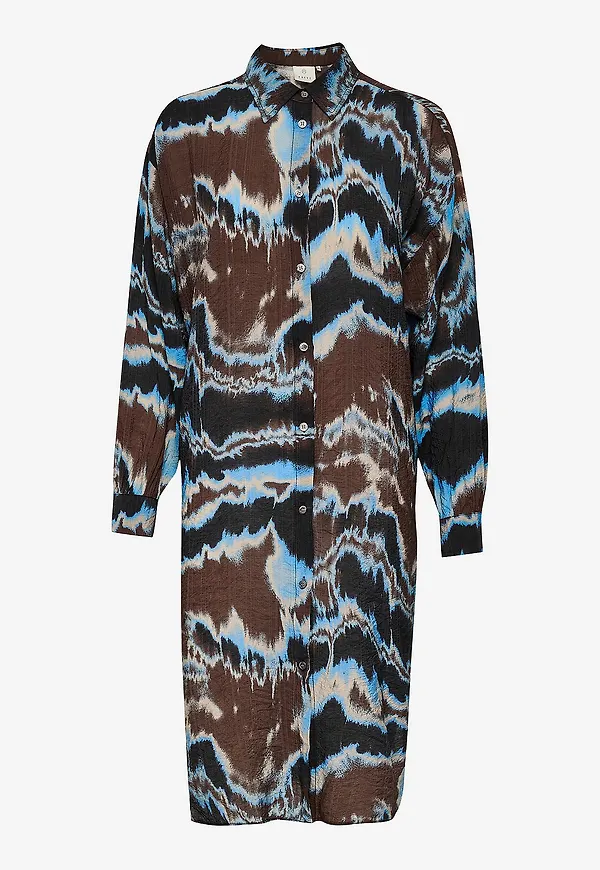 KAFFE - Skjortklänning kaSusana Shirt Dress - Brun