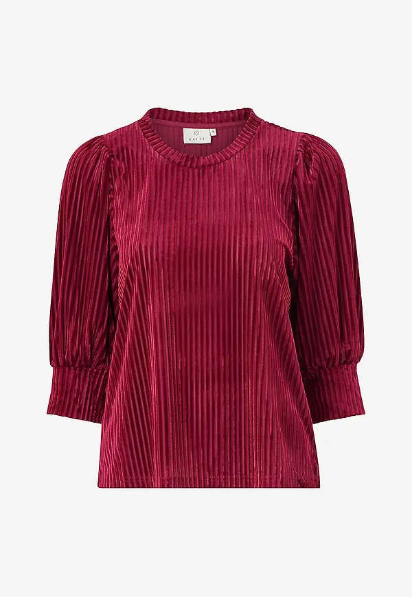 KAFFE - Topp kaCaca Blouse - Röd