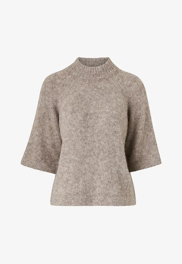 KAFFE - Tröja kaEmilie Knit Pullover - Brun