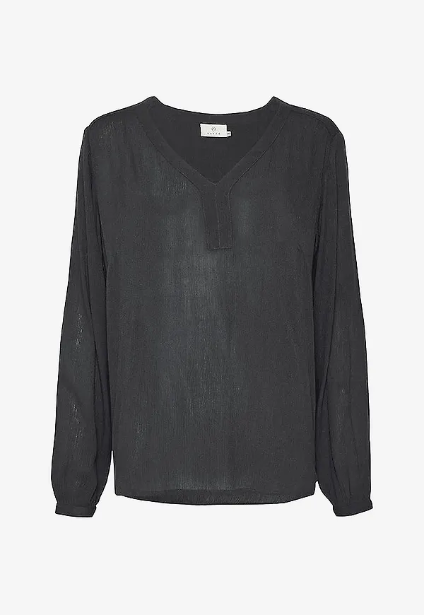 KAFFE - Blus Amber Blouse LS - Grå