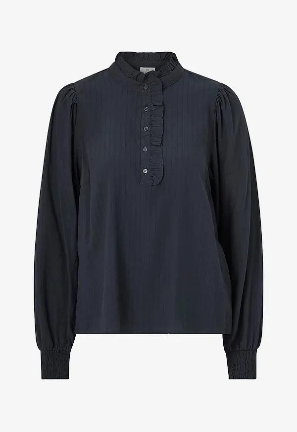 KAFFE - Blus kaDorit Blouse - Grå