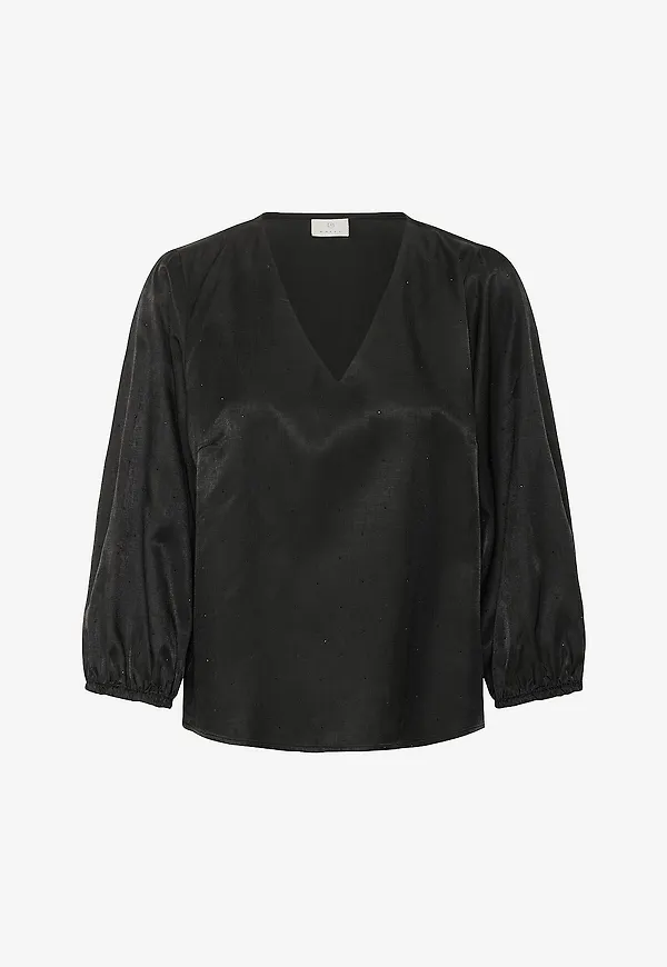 KAFFE - Blus kaIda - Svart