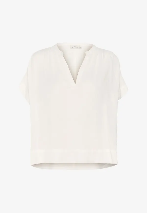 KAFFE - Blus kaMilia Wing SL Blouse - Vit