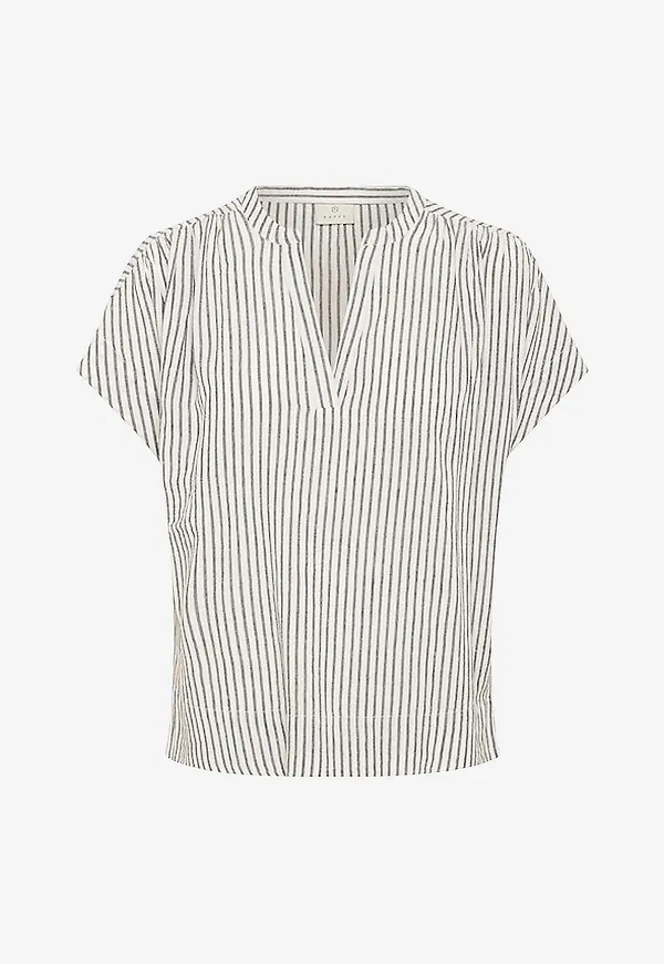 KAFFE - Blus kaMilia Wing SL Blouse - Vit