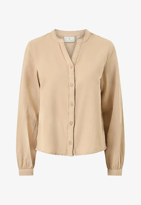 KAFFE - Blus Kanaya - Beige