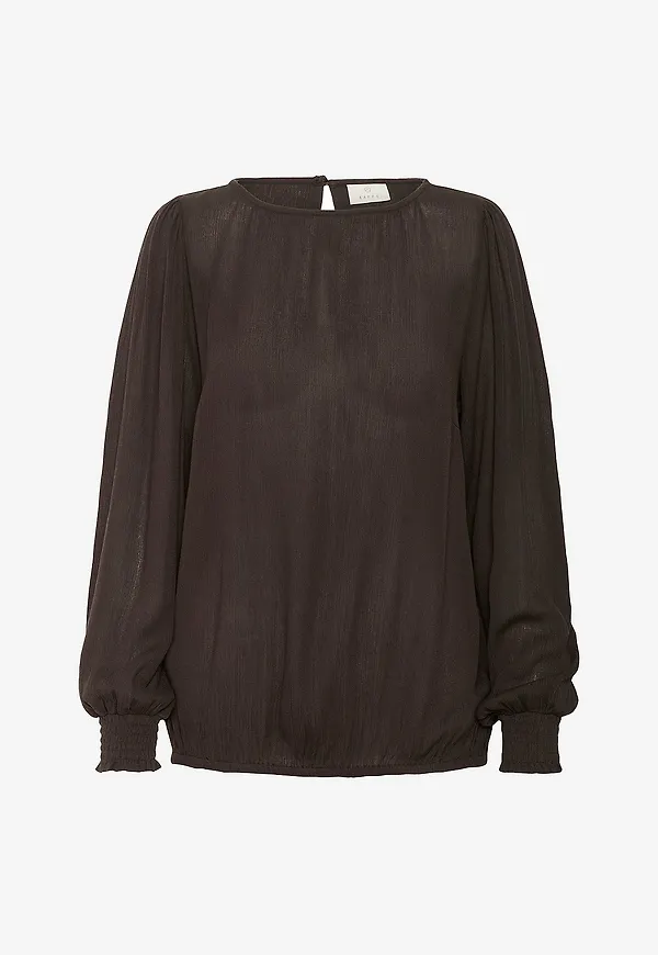 KAFFE - Blus kaStina Amber - Brun