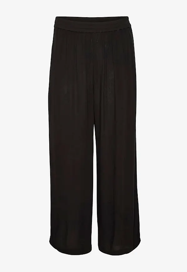 KAFFE - Byxor kaDacia Amber Pants - Svart