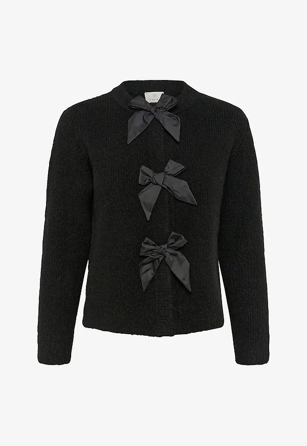 KAFFE - Cardigan kaMay Knit - Svart