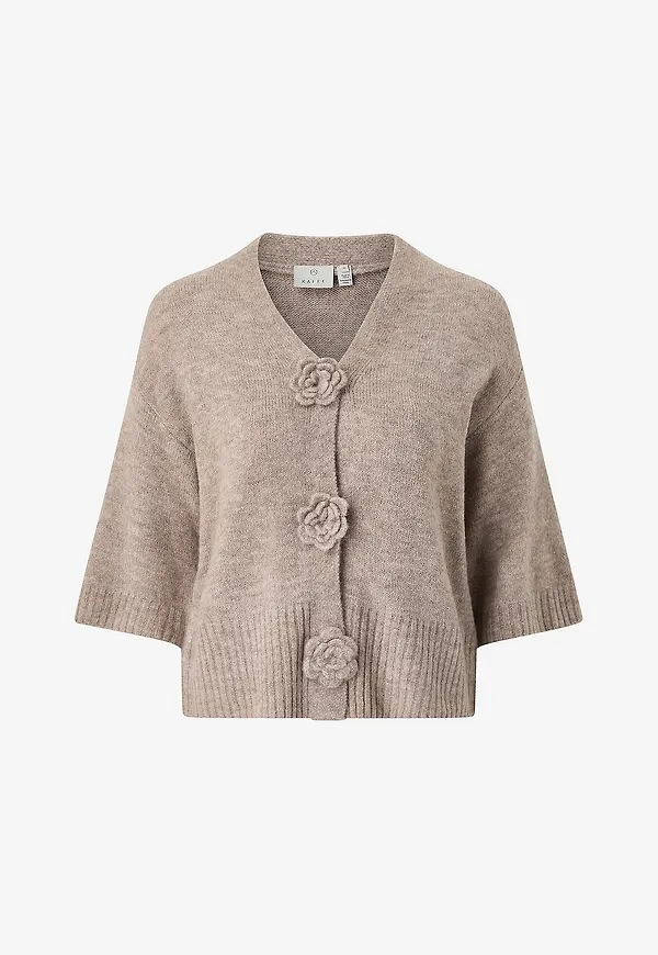 KAFFE - Cardigan kaRosie - Grå