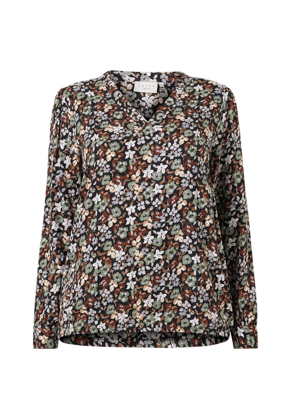 KAFFE Curve - Blus kcSmily Blouse - Grön