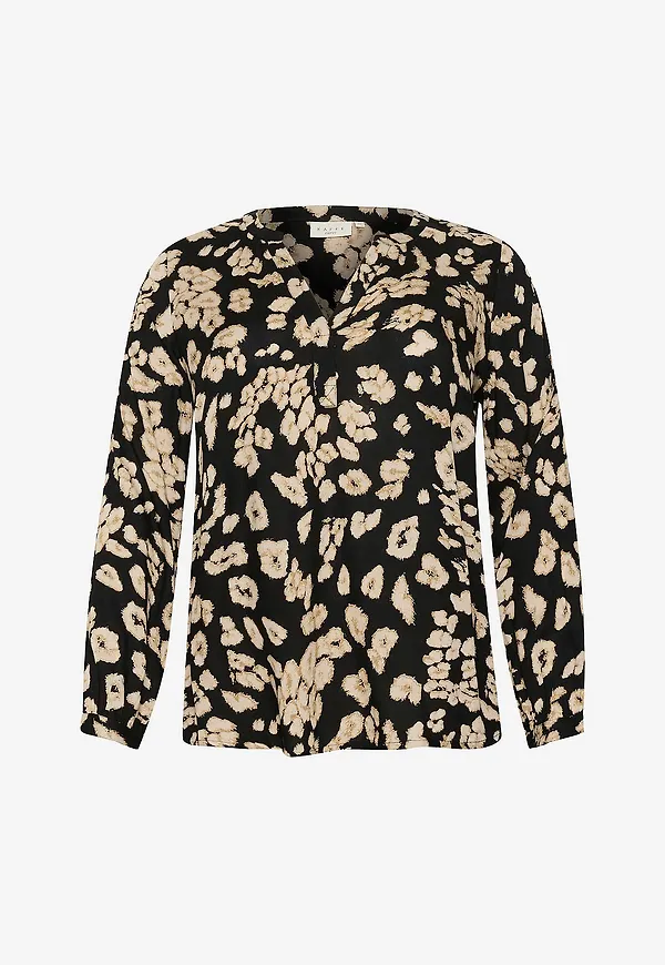 KAFFE Curve - Blus kcBella Blouse - Svart