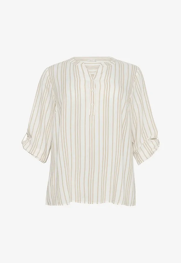 KAFFE Curve - Blus kcMille Blouse - Beige