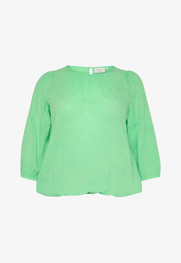 KAFFE Curve - Blus kcRory Blouse - Grön