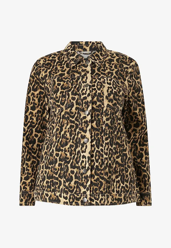 KAFFE Curve - Jeansjacka kcLeonoma Denim Jacket - Beige