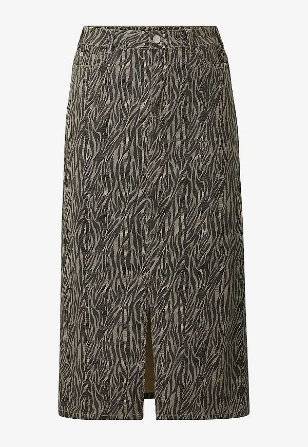KAFFE Curve - Jeanskjol kaLeonoma Denim Skirt - Svart