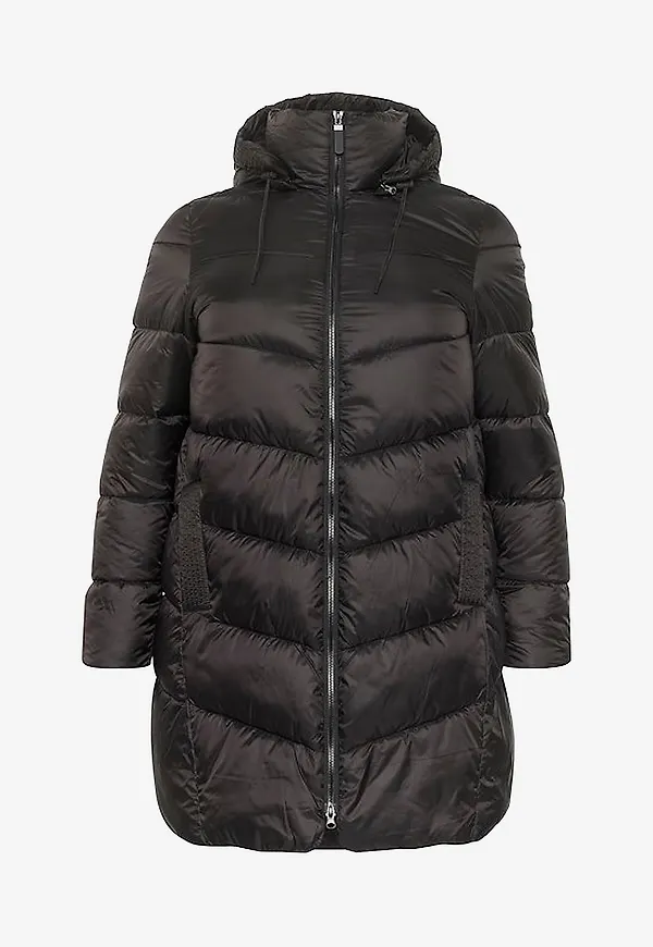 KAFFE Curve - Kappa kcSusanna Coat - Svart